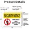 Signmission Employees Only Beyond This Point OSHA Security Notice Sign, Vinyl Decal, 5in W x 3.5in L, 2PK OS-2PACK-SN-D-35-L-11534 - alternate 6